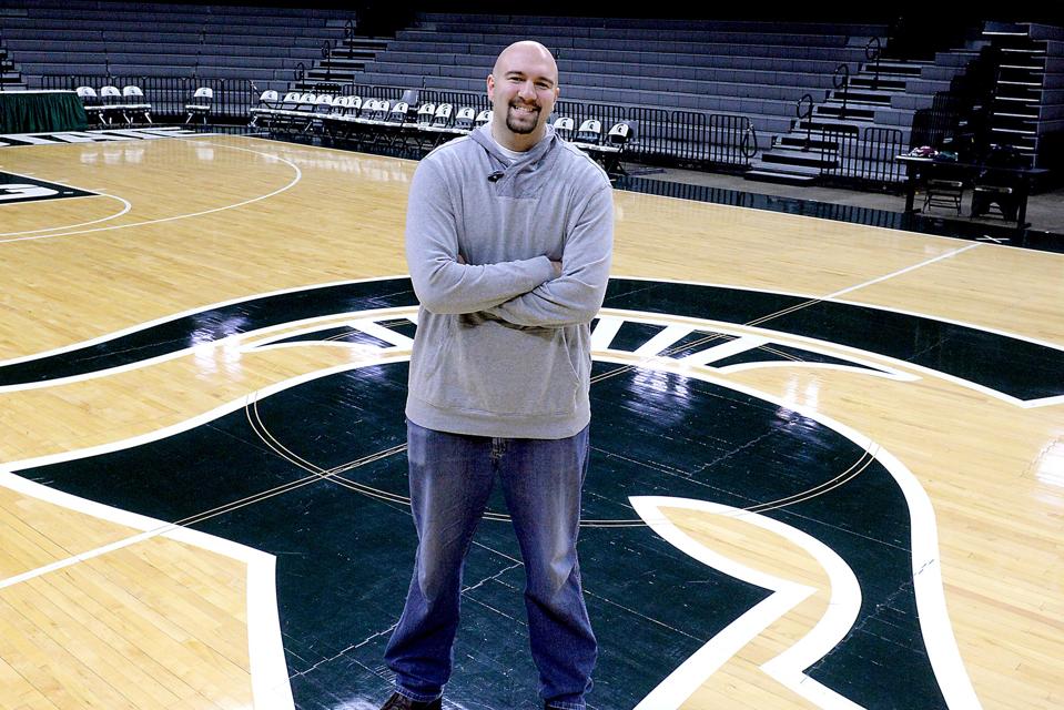 Former Michigan State basketball player Anthony Ianni in the Breslin Center.