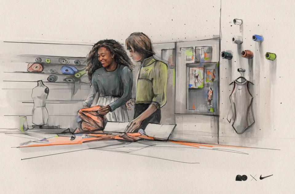 Naomi Osaka Nike capsule collection French Open