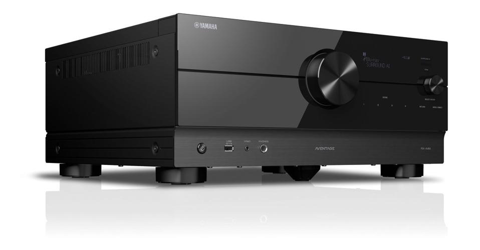 Side view of Yamaha's RX-A4A AV Receiver