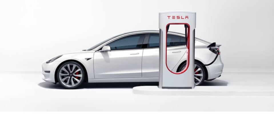 Tesla Supercharger.