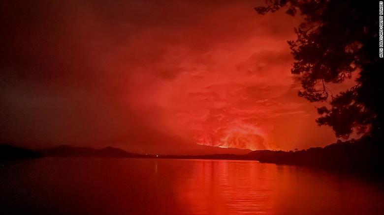 Congo's Nyiragongo Volcano Erupts Pouring Lava Towards Goma Town - Vimarsana News