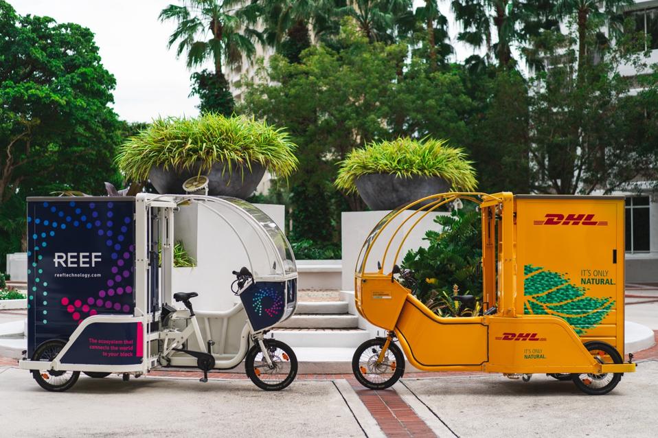 REEF technology miami tech venture capital softbank DHL