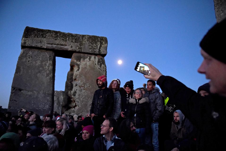 Celebrations Of The Summer Solstice Take Place At Stonehenge