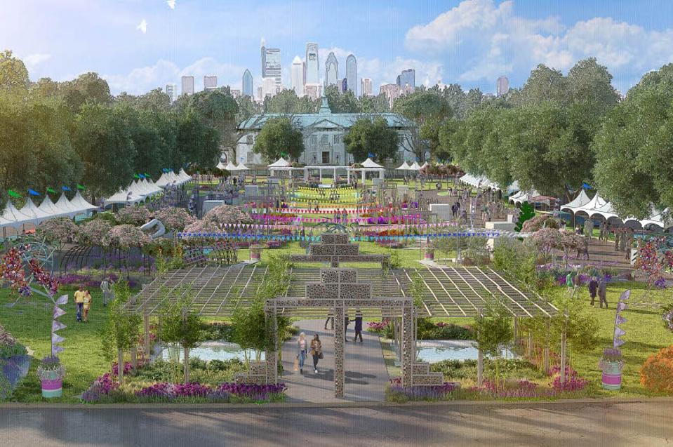 Pennsylvania Horticultural Society 2021 flower show jeff leatham habitat