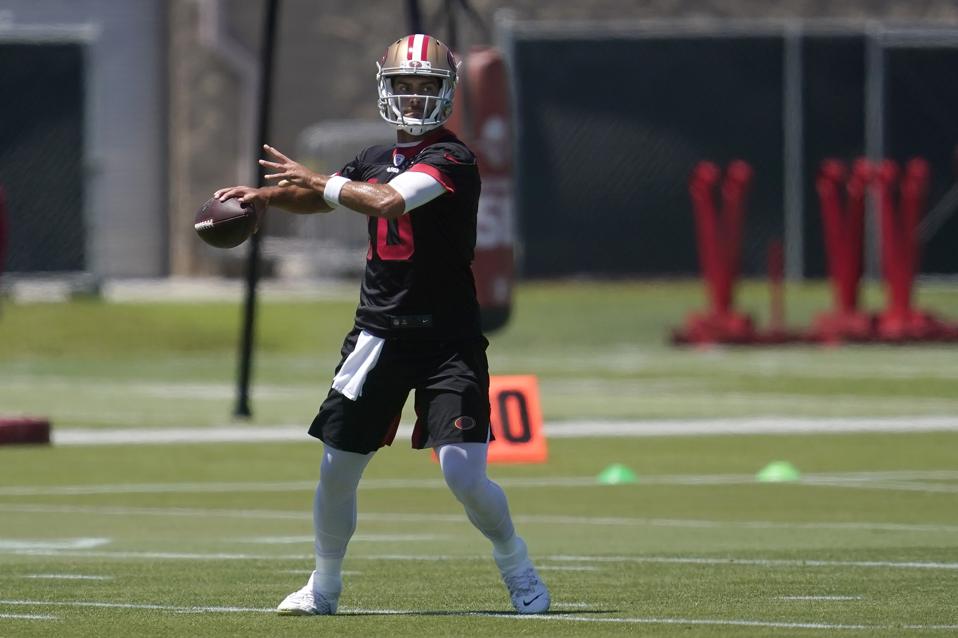 San Francisco 49ers QB Jimmy Garoppolo.