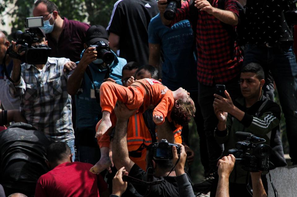 MIDEAST-GAZA CITY-AIRSTRIKES