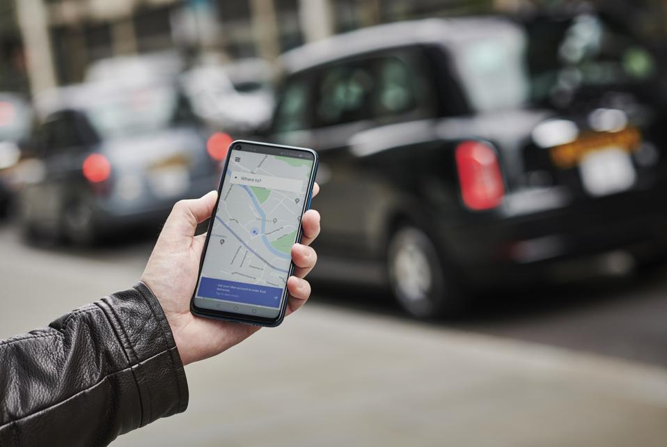 Smartphone And Apps On Location