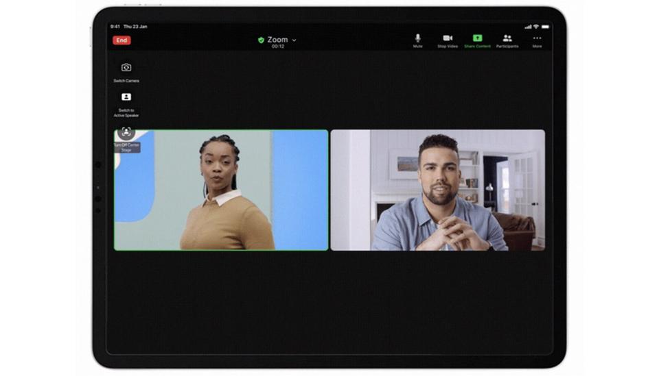 Zoom is the first to get Center Stage on the latest iPad Pro.