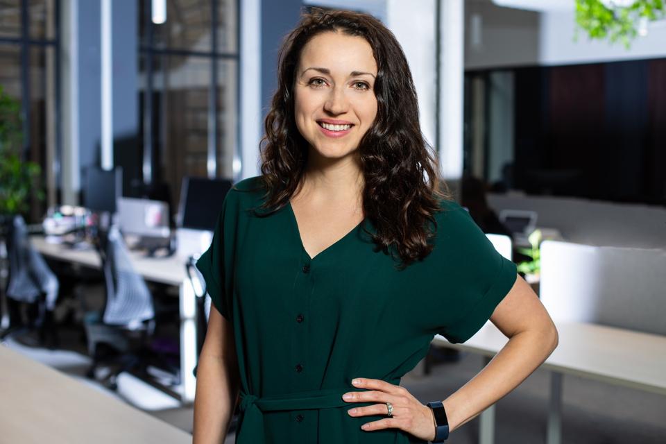 Anna Chif, Chief Product Officer and Co-Founder, Dialogue (pictured in office)
