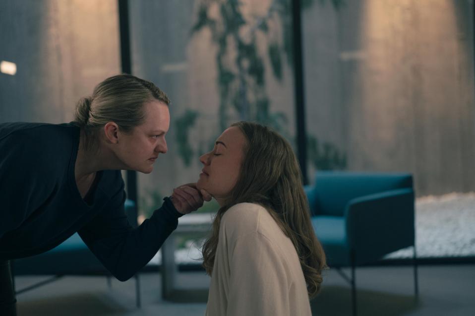 June yells at Serena in the Handmaid's Tale in Toronto