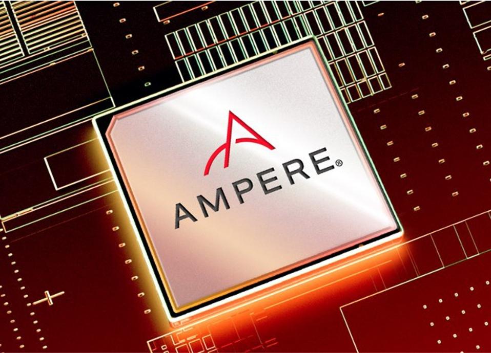 Chip image with Ampere log