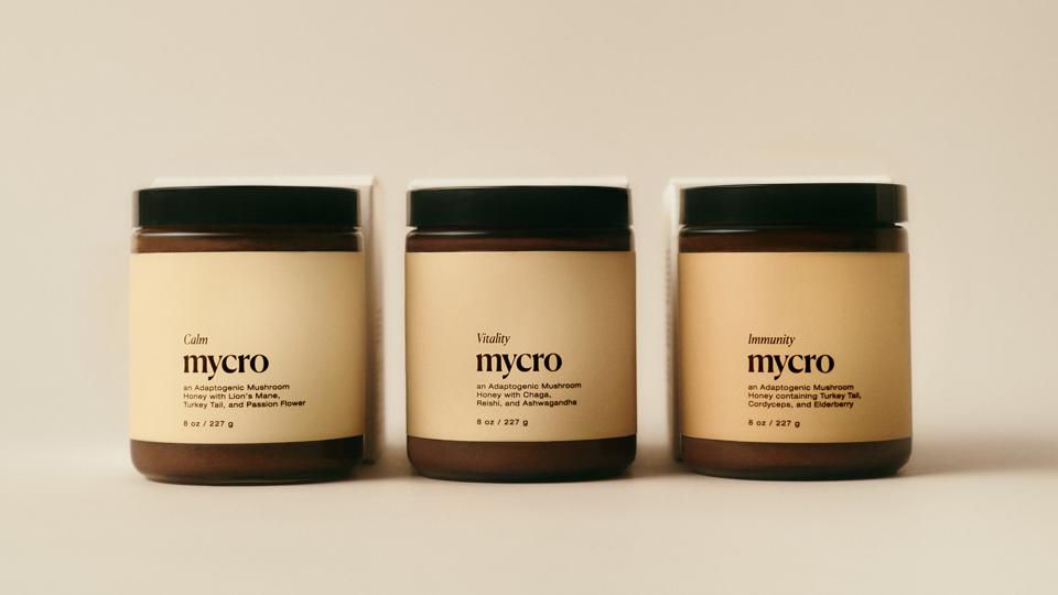 Mycro’s three honeys: Calm, Vitality and Immunity.