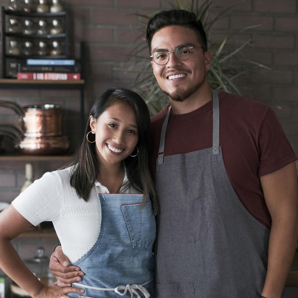 Kimberly Camara and Kevin Borja, cofounders of Kora
