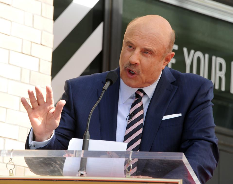 Dr. Phil McGraw Honored With A Star On The Hollywood Walk Of Fame