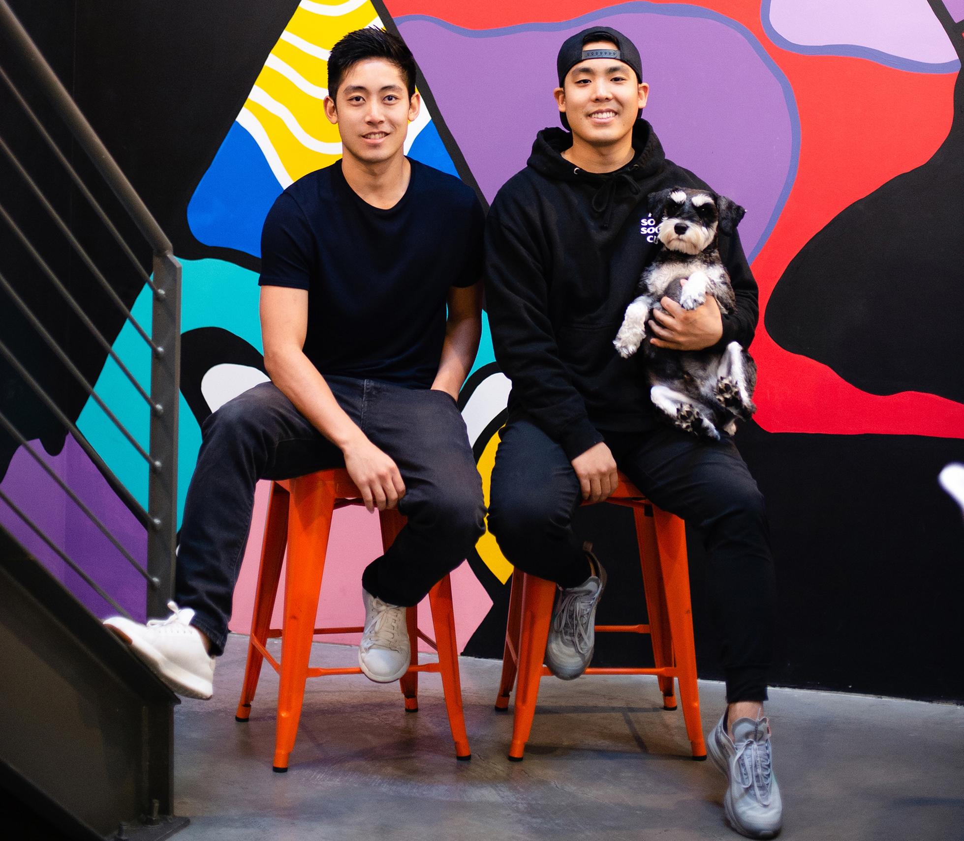 Austen Ma and Alex Ma, TTYL's founders, are raising a big round for their new app Poparazzi.