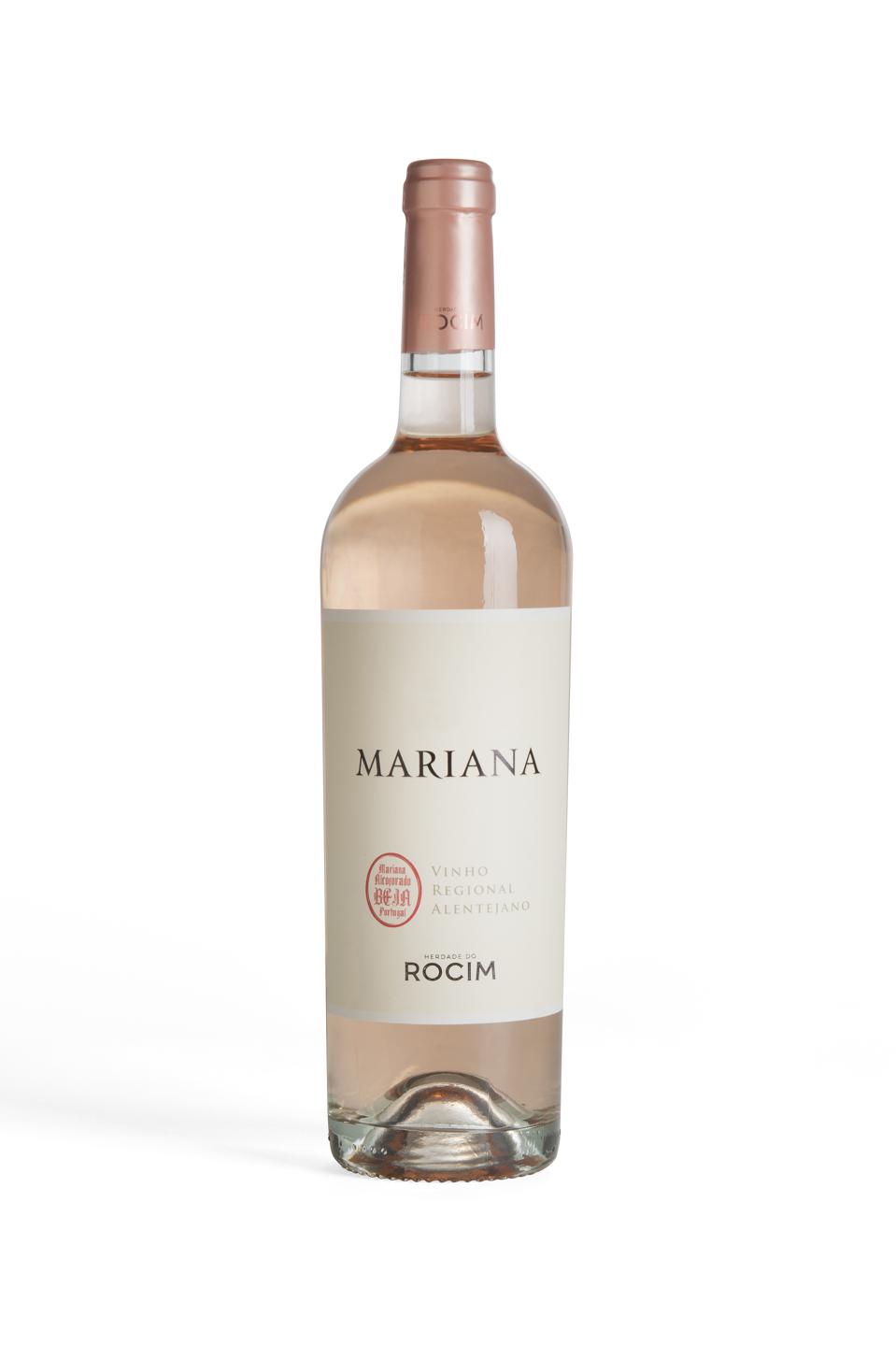 Bottle of Herdad do Rocim Mariana rosé wine