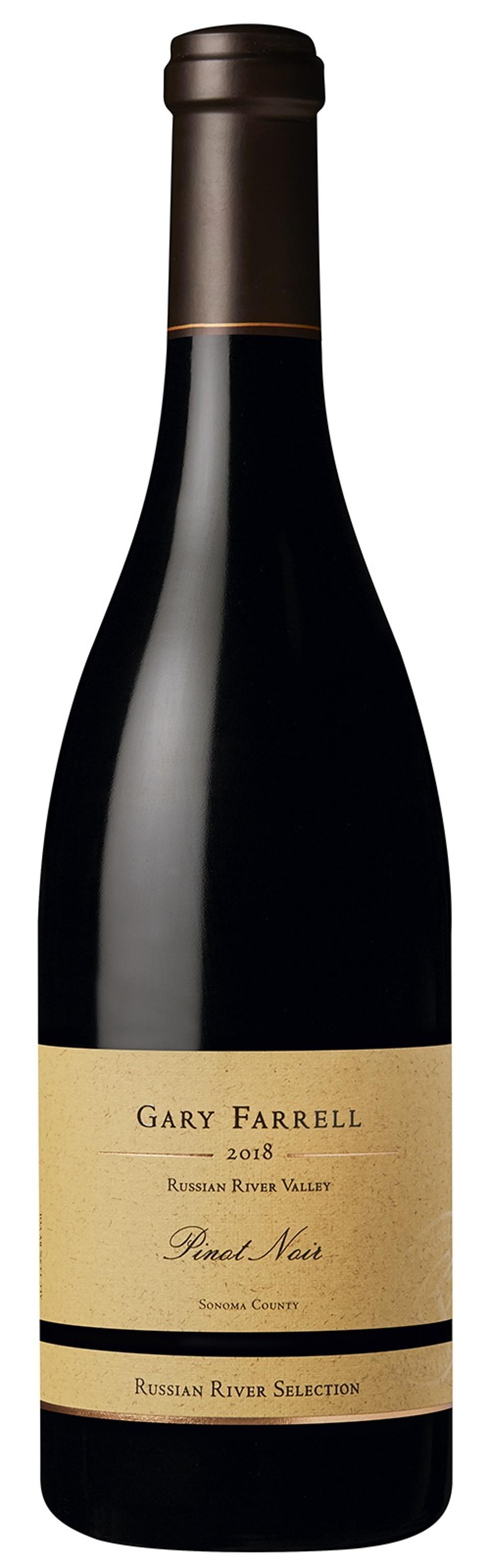 Bottle of Gary Farrell Russian River Valley Pinot Noir