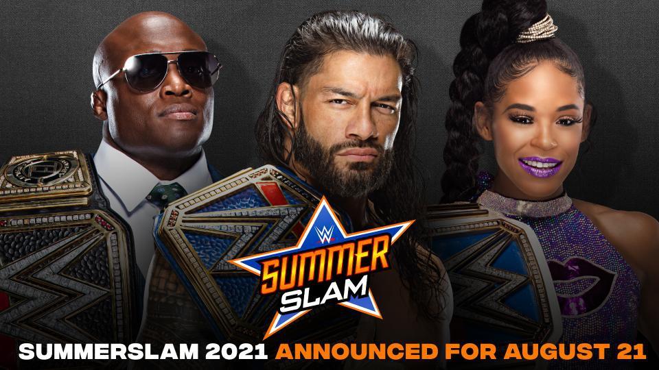 WWE SummerSlam 2021 announced for August 21.
