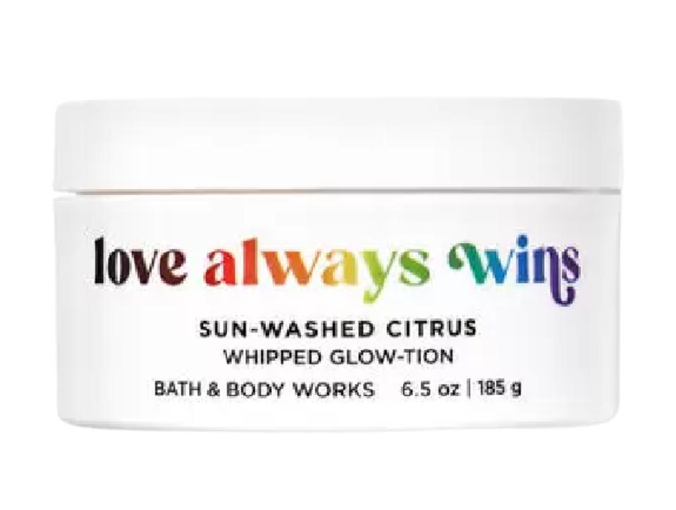 10 Makeup And Beauty Brands To Shop During Pride Month To Support The LGBTQ Community-Bath and Body Works Love Always Wins Candle 