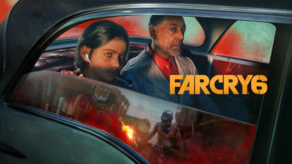 Far Cry 6 villains in a car