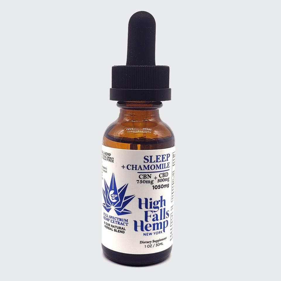 High Falls Hemp NY Full Spectrum CBD Sleep Tincture with CBN wellness organic new york 