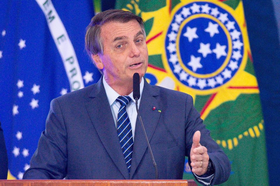Jair Bolsonaro Opens Brazil Communications Week