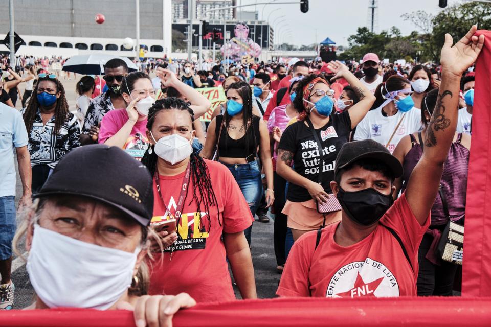 Anti-Bolsonaro Rallies As President Faces Probe For Mismanagement Of Pandemic
