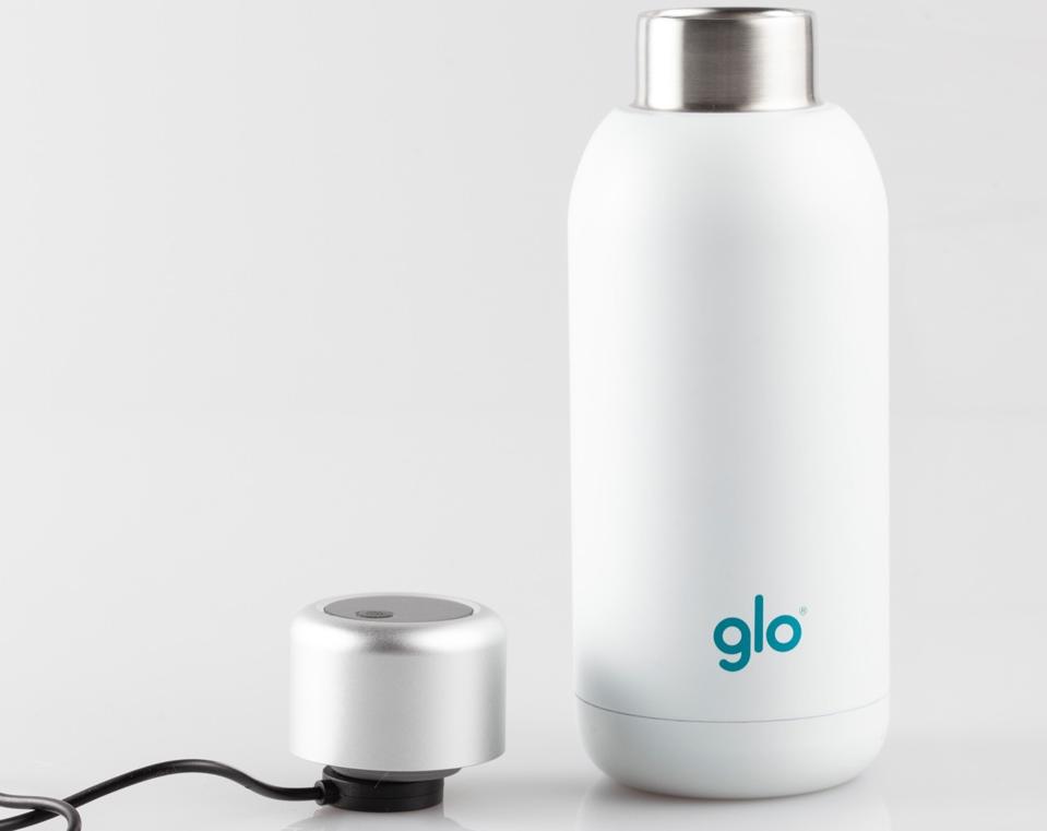 Glo Pure Bottle self-cleaning refillable water travel