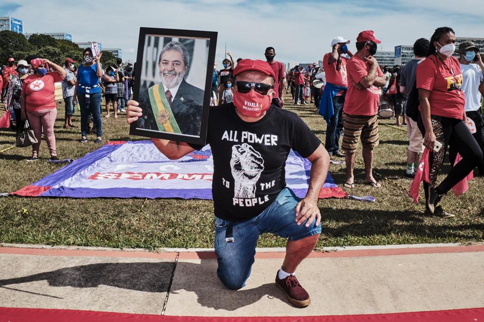 Anti-Bolsonaro Rallies As President Faces Probe For Mismanagement Of Pandemic