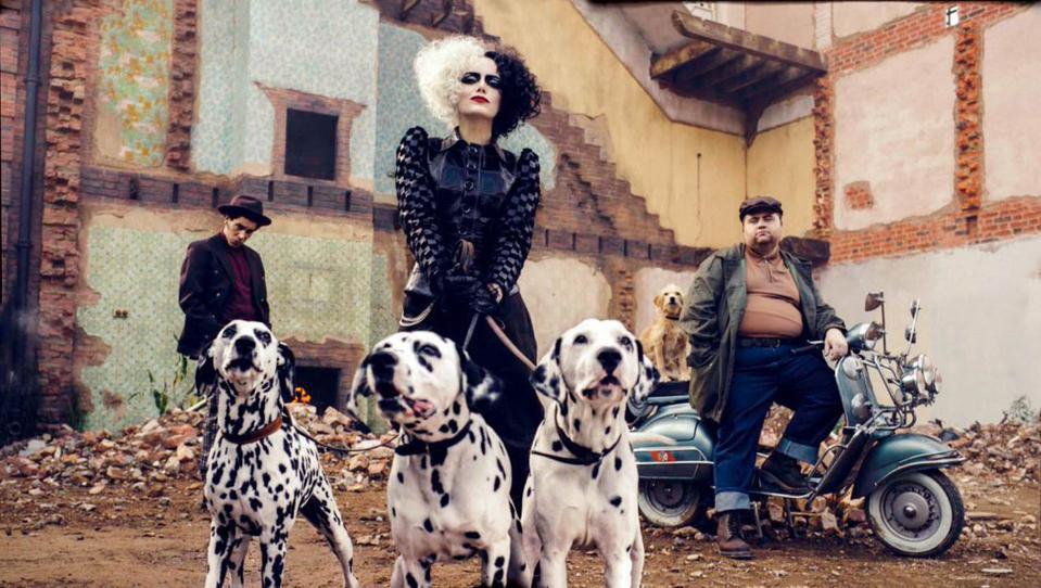 Emma Stone as Cruella.