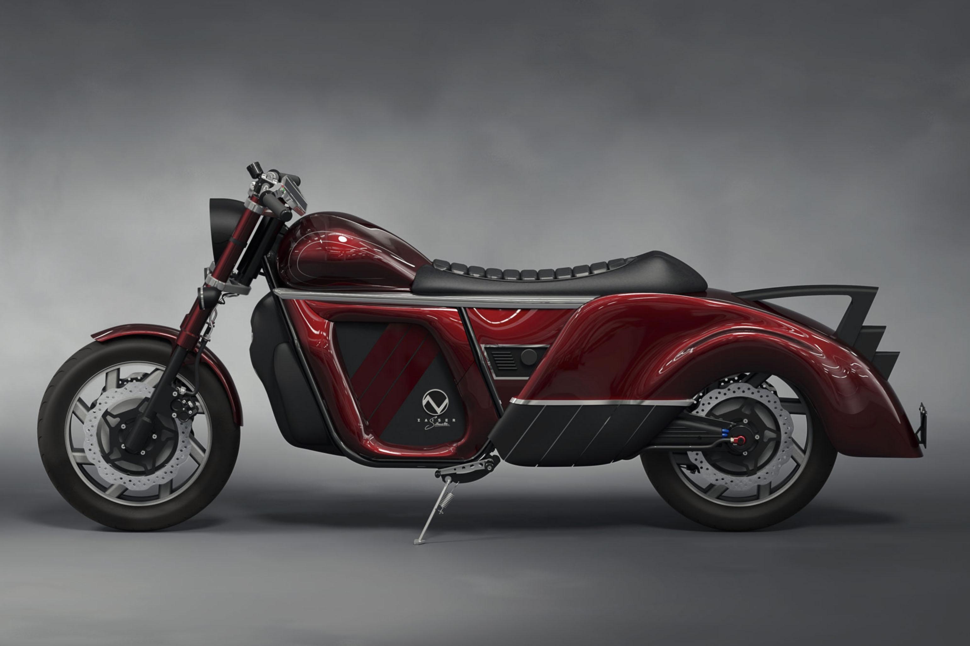 Zaiser Motors' Long And Low 'Electrocycle' To Offer 2WD, 300-Mile Range, Retro Style - Vimarsana News