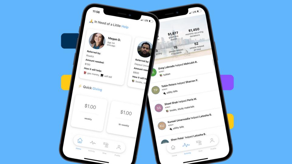 Snapshot of Goodsend iOS app