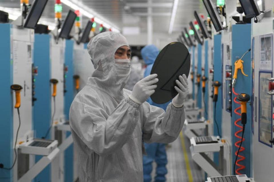 Microchip plant in China.