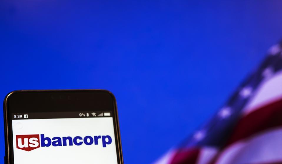 U.S. Bancorp logo seen displayed on a smart phone