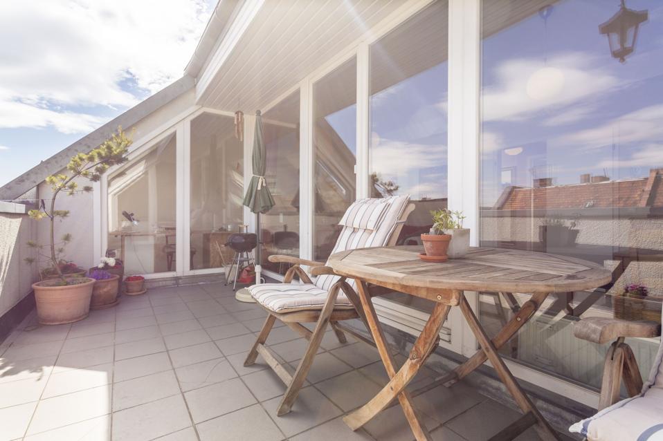 Allemagne, Berlin, maison de vacances avec toit-terrasse