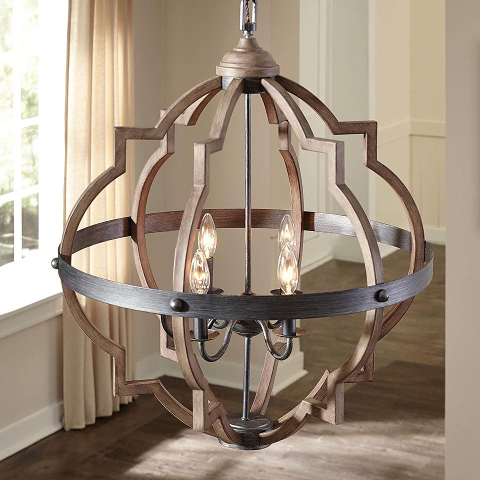 Sea Gull Lighting 5124904-846 Socorro Four Hall/Foyer Hanging Modern Light Fixture, Stardust Finish