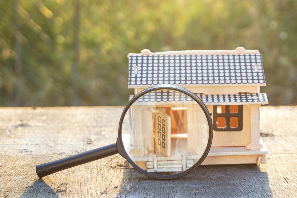 Conceptual image for research and developing on buying property background image