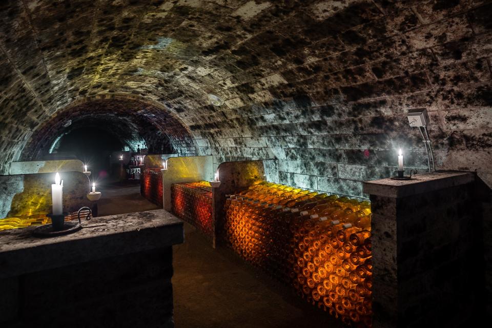 Vegas Sicilia's Cellars in Oremus in Tokaj, Hungary