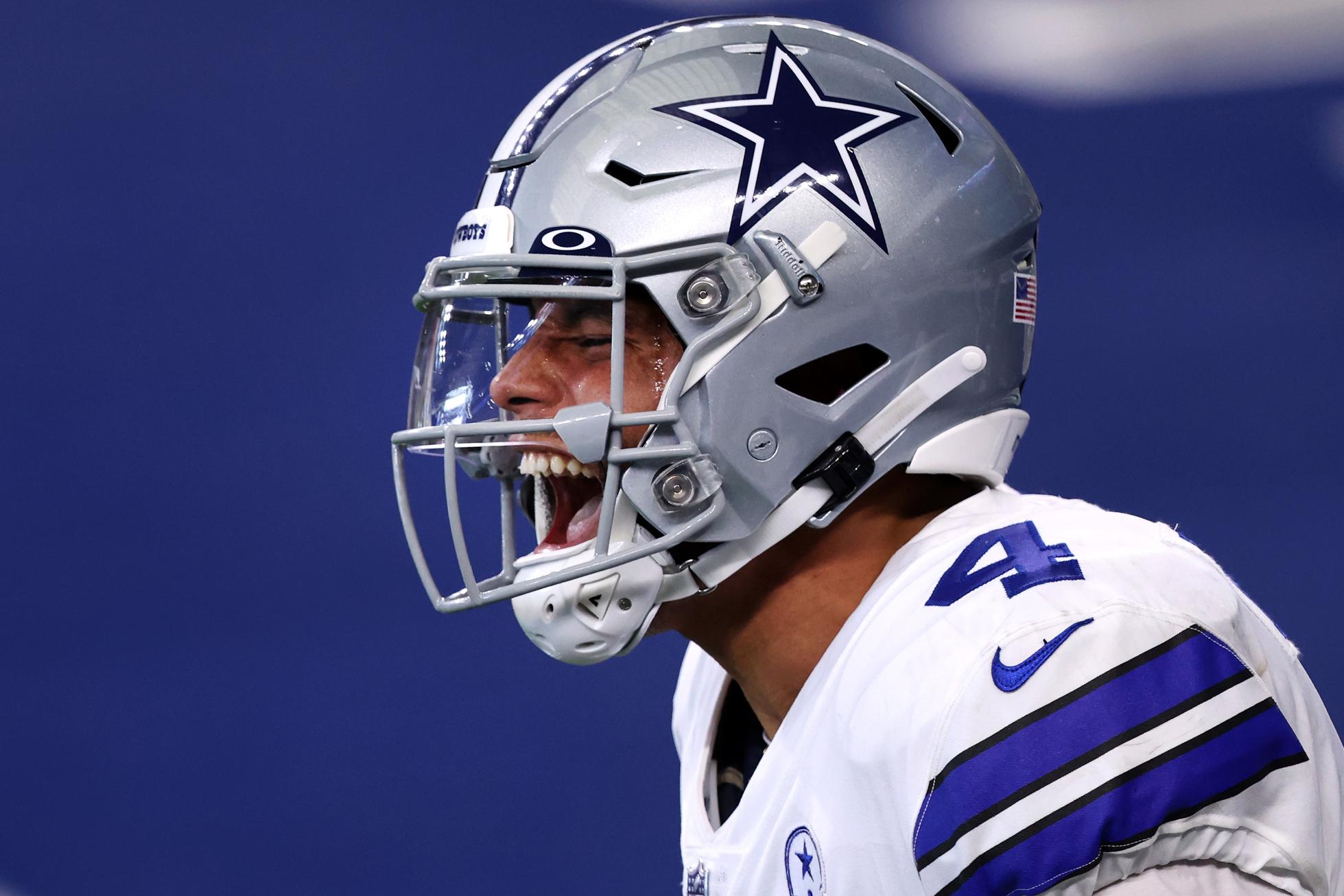 Cowboys quarterback Dak Prescott during an October game against the Giants.