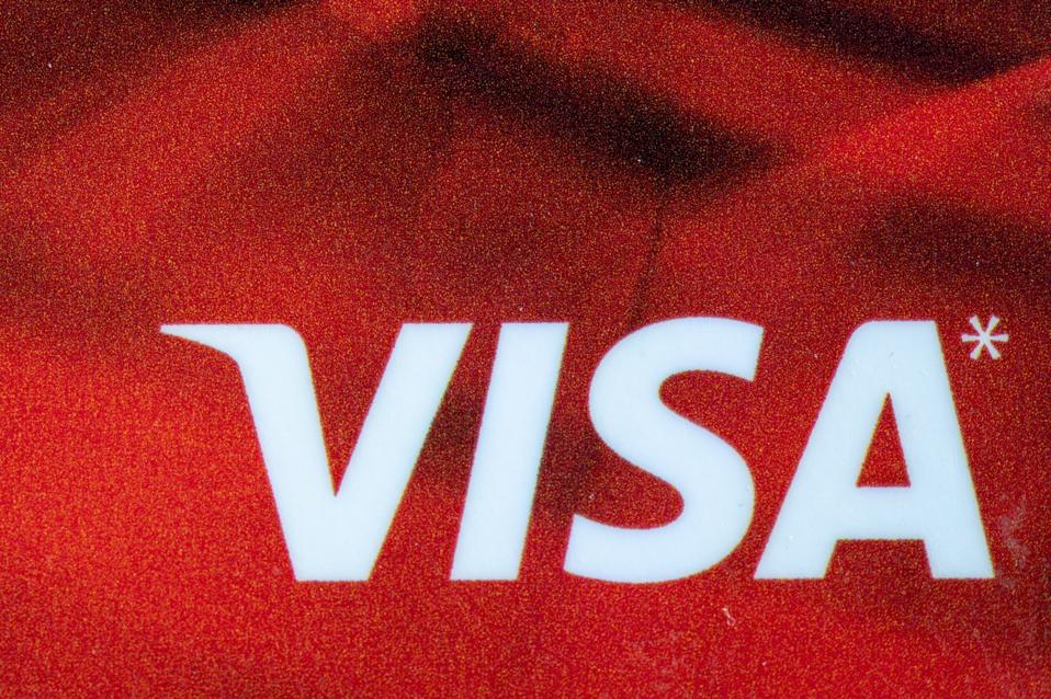 In this photo illustration you see the logo of a VISA credit...