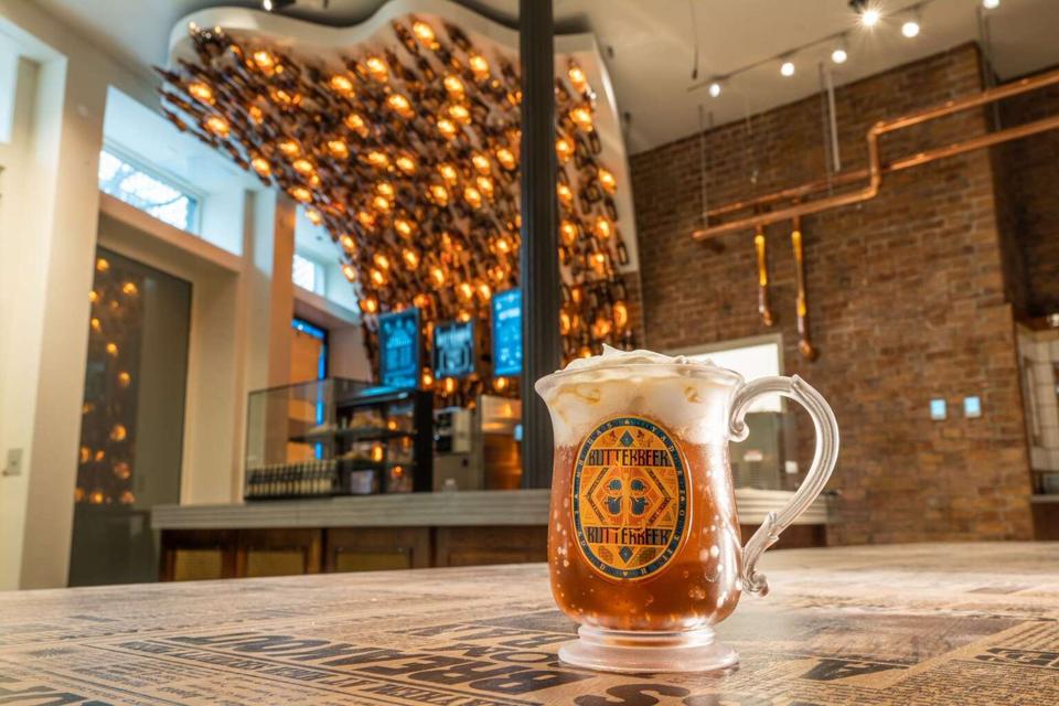 Butter ale bar in Harry Potter New York
