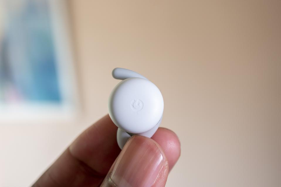 The stabilzer arc in the Pixel Bud A-Series.