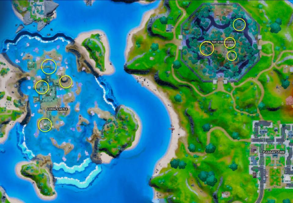 ‘fortnite’ alien artifact locations: where to find the week 1 alien artifacts Alien Artifacts Fortnite - Where to find Week 3 Alien Artifacts locations for Kymera in Fortnite