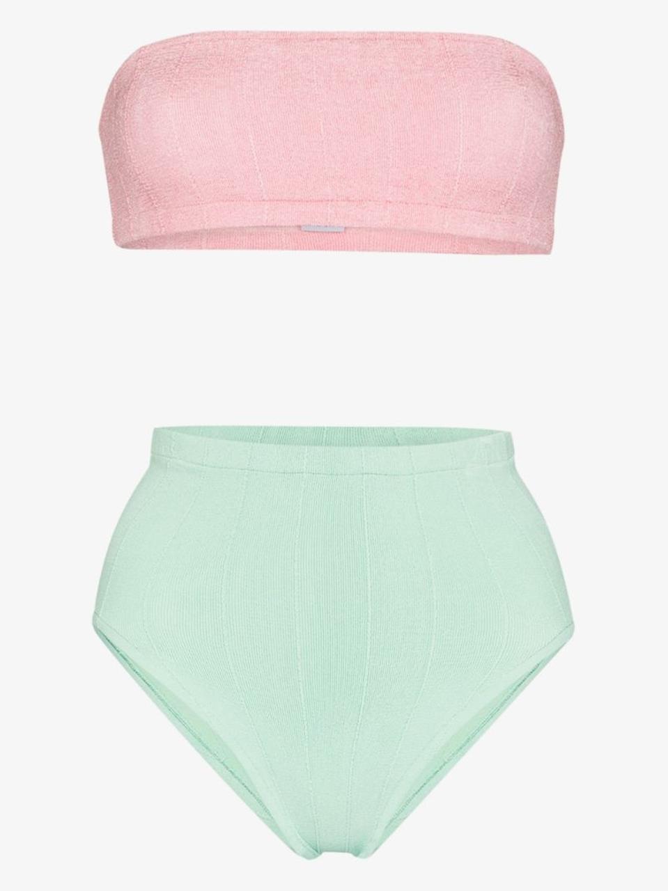 Hunza G Duo Edie Nile Bandeau Bikini