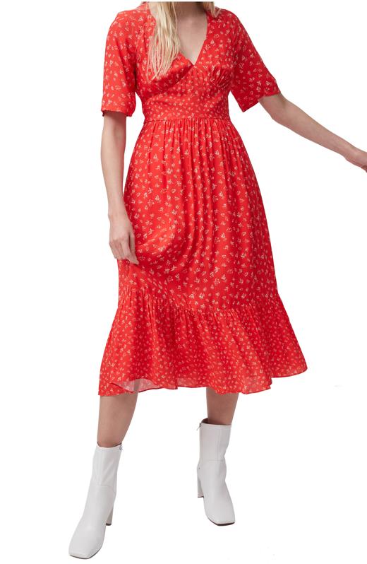 Nordstrom Sale: French Connection Fayola Drape Midi Dress
