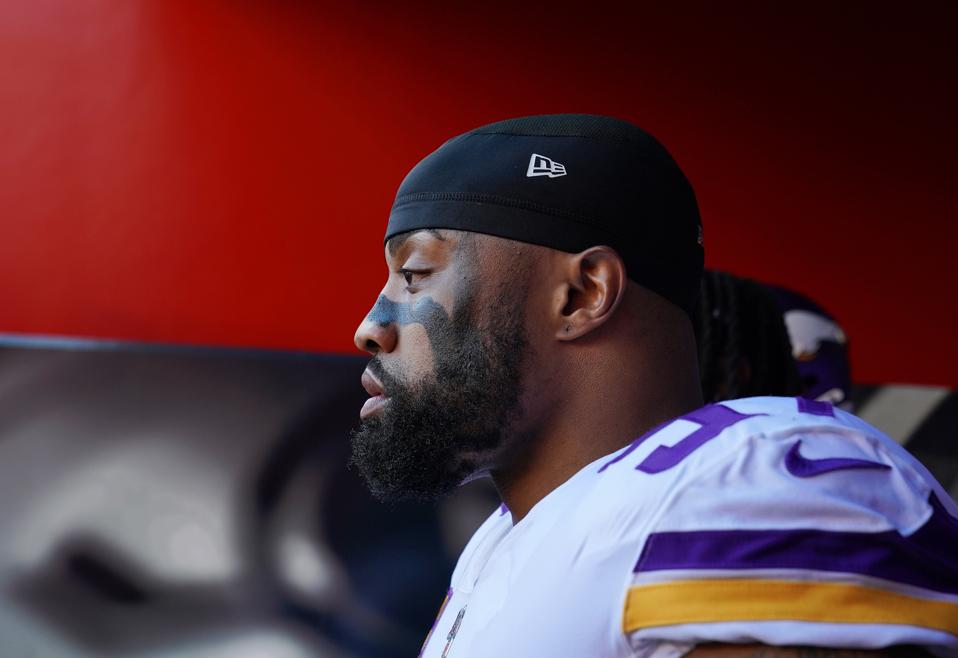 Minnesota Vikings pass rusher Everson Griffen against the San Francisco 49ers.