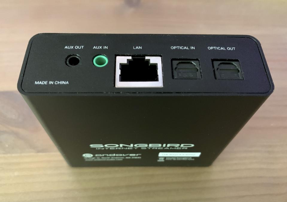 Andover Audio Songbird music streamer review