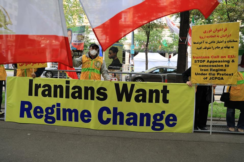 Iranian Opposition Protests In Vienna