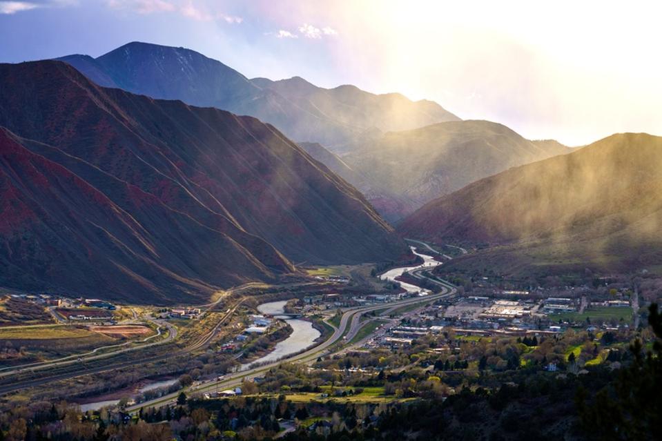 Glenwood Springs Stormy Landscape View