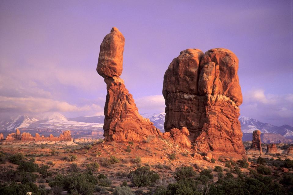 Balanced Rock at Arches Nationalpark, Utah, USA